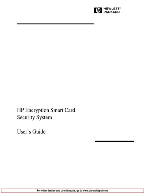 HP Encryption Smart Card Security System